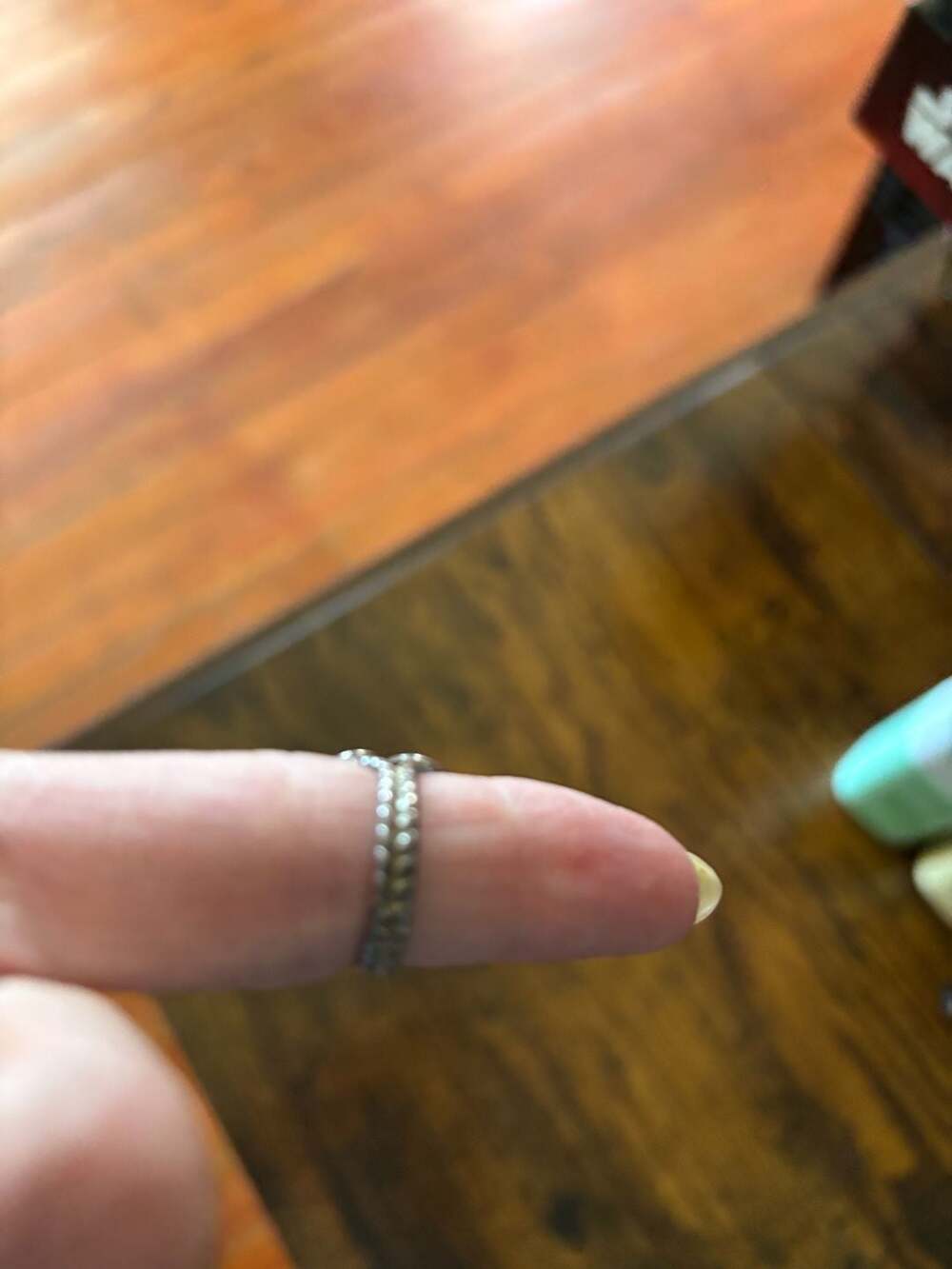 Vintage Sterling Silver Spiny Oyster Shell Ring Size 5 - Picture 4 of 7